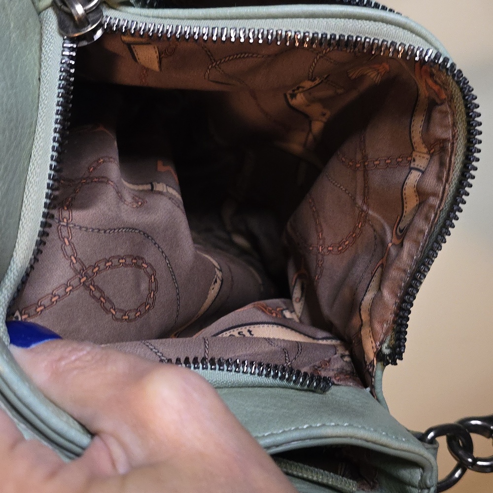 Montana West Sage Green Crossbody Concealed Carry Bag. So Cute and So Roomy! - Picture 8 of 11